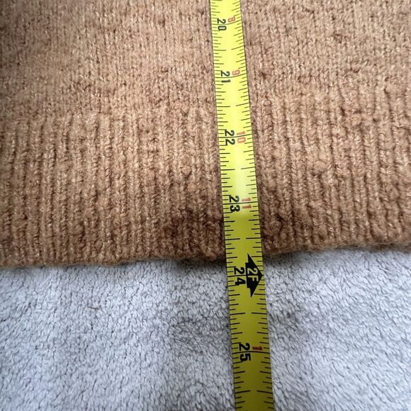 Fat Face Sweater Size US 6 UK 10 Jumper Crochet Detail Burnt Tanish Color - Picture 8 of 16